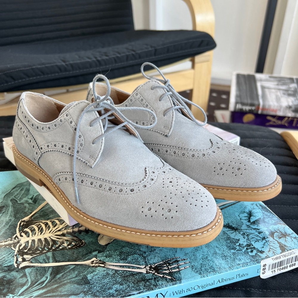 Novacas Gray Brogue Shoes - EU39 - NWOT